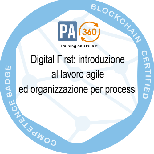 Digital First: introduzione al lavoro agile ed organizzazione per processi